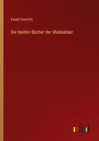 Die beiden Bücher der Makkabäer