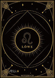 Edles Notizbuch Sternzeichen Löwe | Designed by Alfred Herler