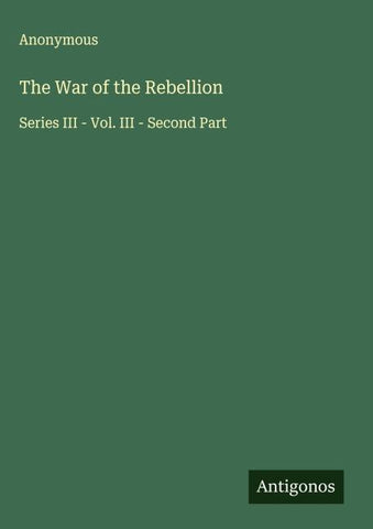 The War of the Rebellion