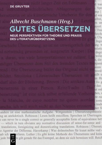 Gutes Übersetzen