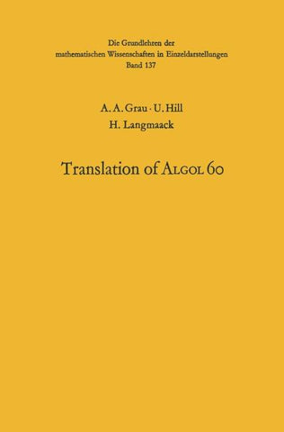 Handbook for Automatic Computation