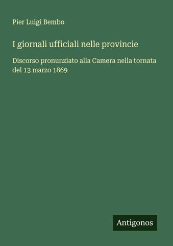 I giornali ufficiali nelle provincie