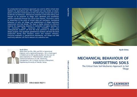 MECHANICAL BEHAVIOUR OF HARDSETTING SOILS