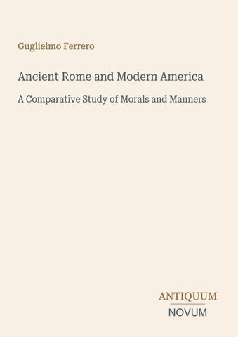 Ancient Rome and Modern America