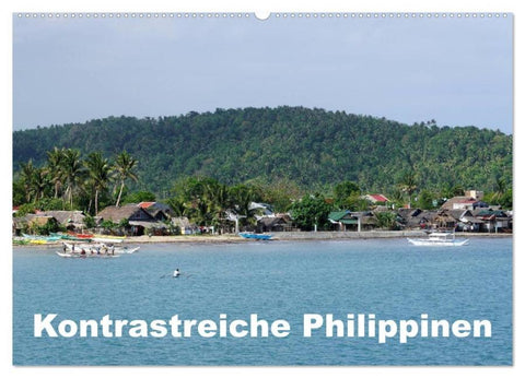 Kontrastreiche Philippinen (Wandkalender 2026 DIN A2 quer), CALVENDO Monatskalender