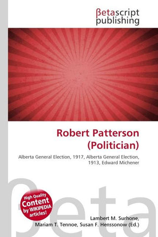 Robert Patterson (Politician)