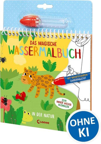 Das magische Wassermalbuch - In der Natur