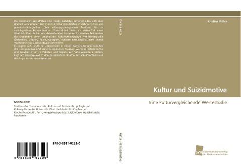 Kultur und Suizidmotive