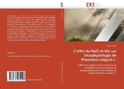 L''effet du NaCl et Mo sur l''écophysiologie de  Phaseolus vulgaris L.