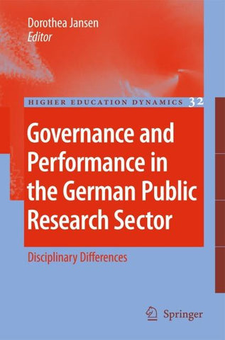 Governance and Performance in the German Public Research Sector