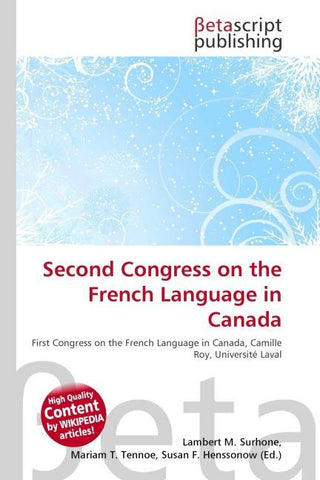 Second Congress on the French Language in Canada