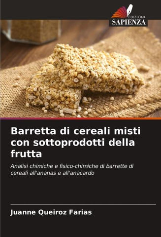 Barretta di cereali misti con sottoprodotti della frutta
