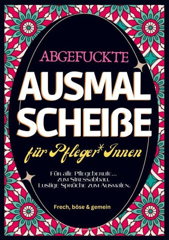 Fluch Malbuch Pflege A4
