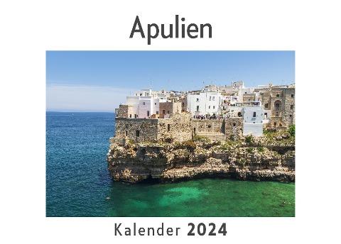 Apulien (Wandkalender 2024, Kalender DIN A4 quer, Monatskalender im Querformat mit Kalendarium, Das perfekte Geschenk)