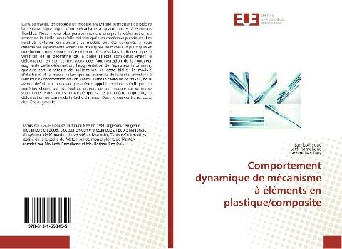 Comportement dynamique de mécanisme à éléments en plastique/composite