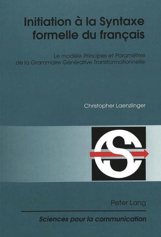 Initiation à la Syntaxe formelle du français