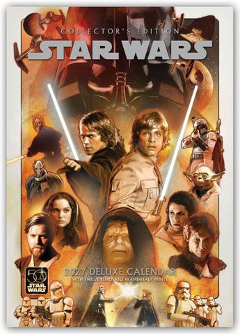 Star Wars A3-Deluxe Kalender 2027 – Collectors Edition Wandkalender
