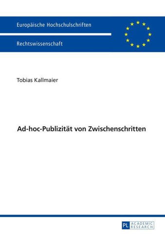 Ad-hoc-Publizitaet von Zwischenschritten