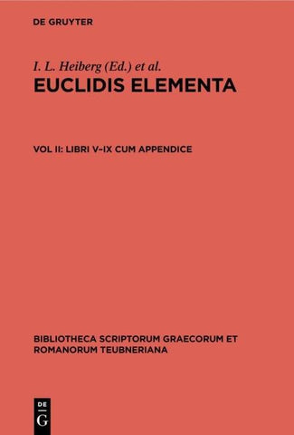 Euclidis Elementa / Libri V–IX cum appendice