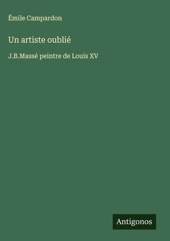 Un artiste oublié
