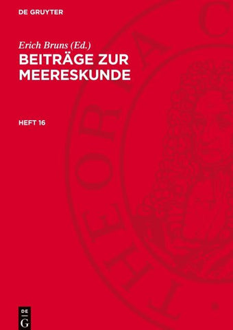 Beiträge zur Meereskunde. Heft 16