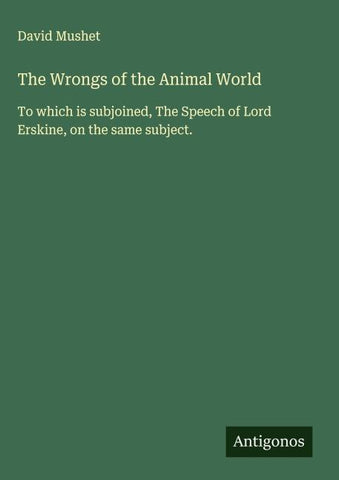 The Wrongs of the Animal World