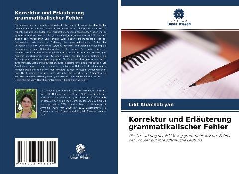 Korrektur und Erläuterung grammatikalischer Fehler