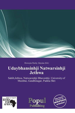 Udaybhansinhji Natwarsinhji Jethwa