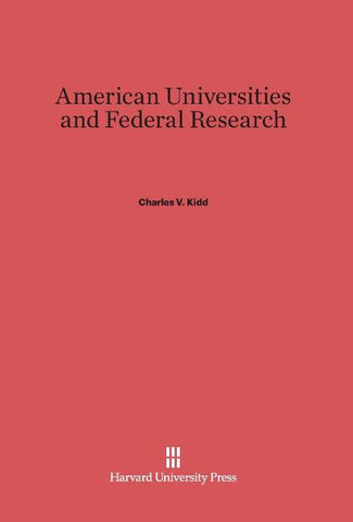 American Universities and Federal Research