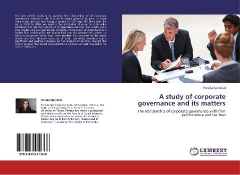 A study of corporate governance and its matters