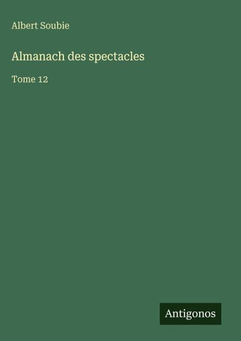 Almanach des spectacles