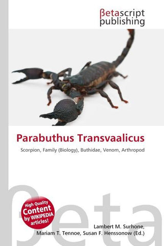 Parabuthus Transvaalicus