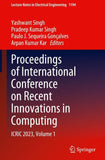 Proceedings of International Conference on Recent Innovations in Computing