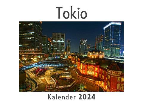 Tokio (Wandkalender 2024, Kalender DIN A4 quer, Monatskalender im Querformat mit Kalendarium, Das perfekte Geschenk)