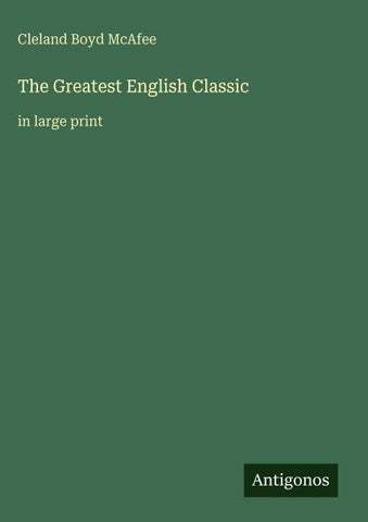 The Greatest English Classic