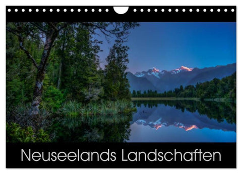 Neuseelands Landschaften (Wandkalender 2026 DIN A4 quer), CALVENDO Monatskalender