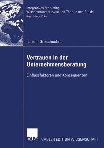 Vertrauen in der Unternehmensberatung