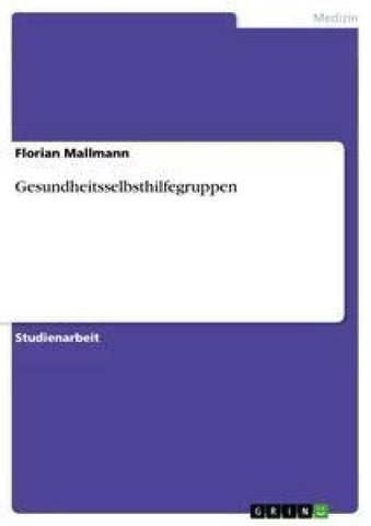 Gesundheitsselbsthilfegruppen