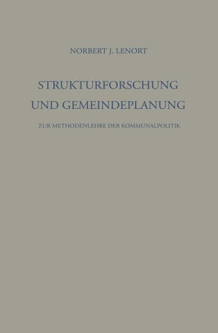 Strukturforschung und Gemeindeplanung