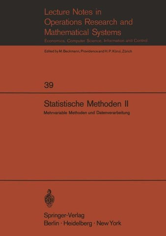 Statistische Methoden II