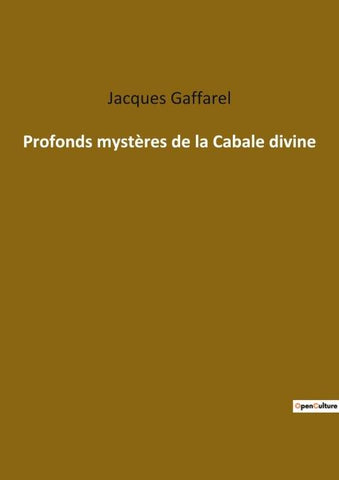 Profonds mystères de la Cabale divine