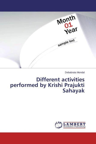 Different activities performed by Krishi Prajukti Sahayak