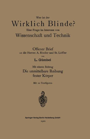 Wer ist der wirklich Blinde?