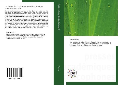 Maitrise de la solution nutritive dans les cultures hors sol