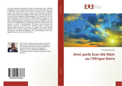Ainsi parle Sran blé Main ou l'Afrique Noire