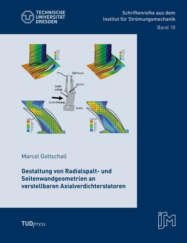 Gestaltung von Radialspalt- und Seitenwandgeometrien an verstellbaren Axialverdichterstatoren