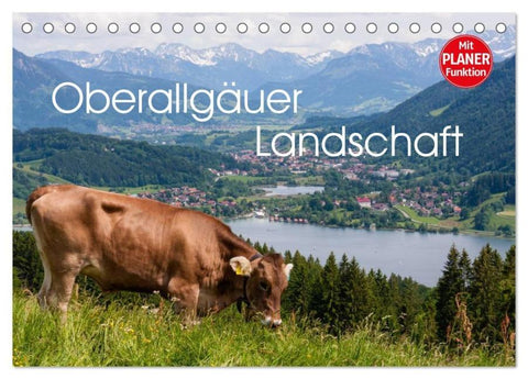 Oberallgäuer Landschaft (Tischkalender 2026 DIN A5 quer), CALVENDO Monatskalender