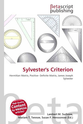 Sylvester's Criterion