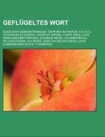 Geflügeltes Wort