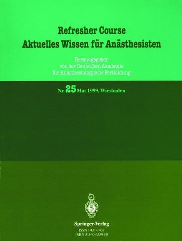 Aktuelles Wissen für Anästhesisten